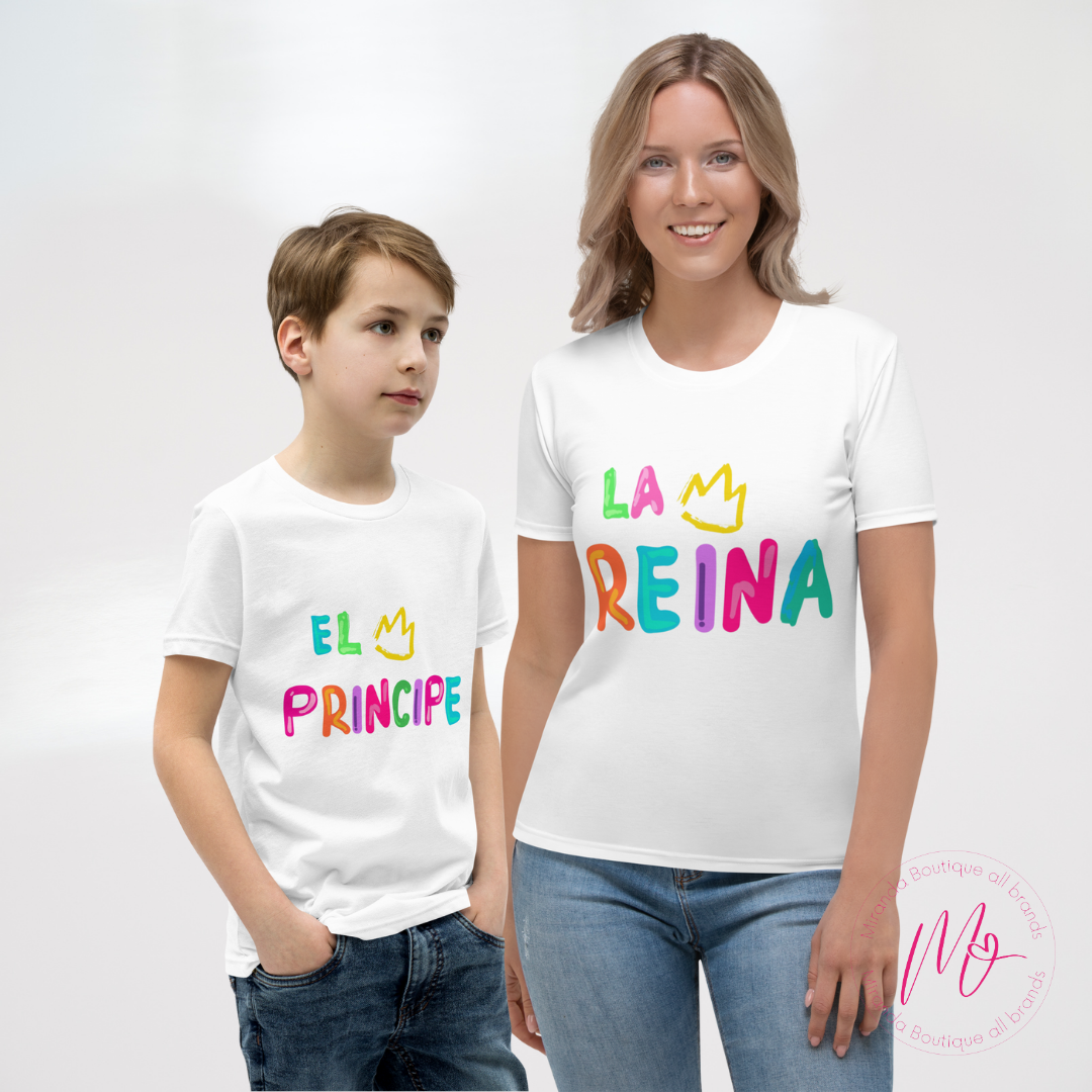 La Reina y El Principe Matching T-shirt