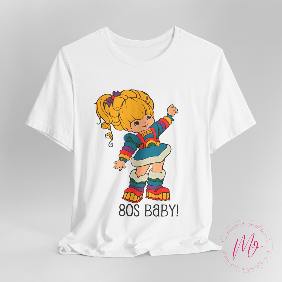 Camiseta Unisex de Rainbown 80's Baby