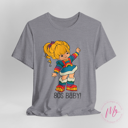 Camiseta Unisex de Rainbown 80's Baby