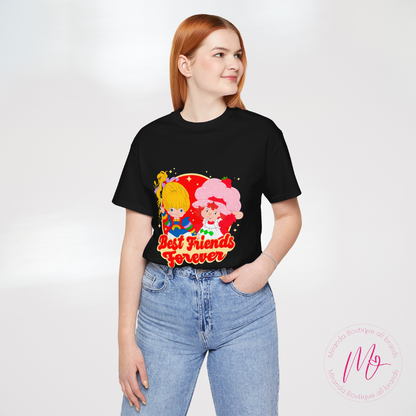 Camiseta Unisex de Rainbown & Strawberry Shortcake