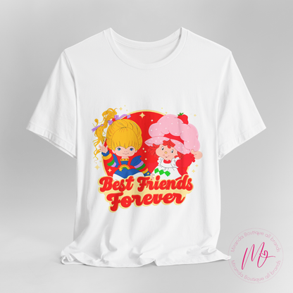 Camiseta Unisex de Rainbown & Strawberry Shortcake