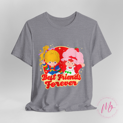 Camiseta Unisex de Rainbown & Strawberry Shortcake