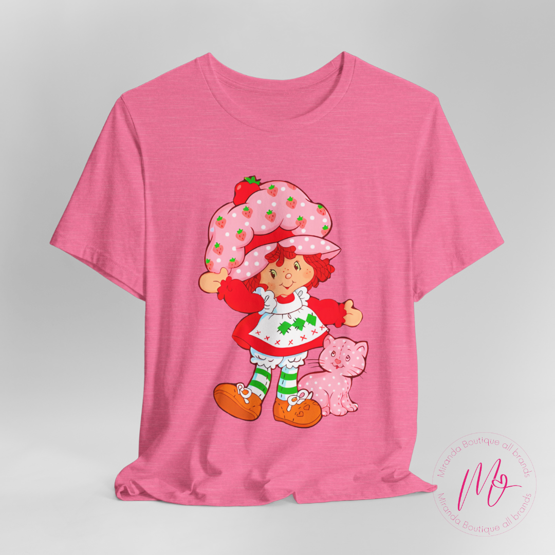 Camiseta para niños de Strawberry Shortcake & Cat Tee