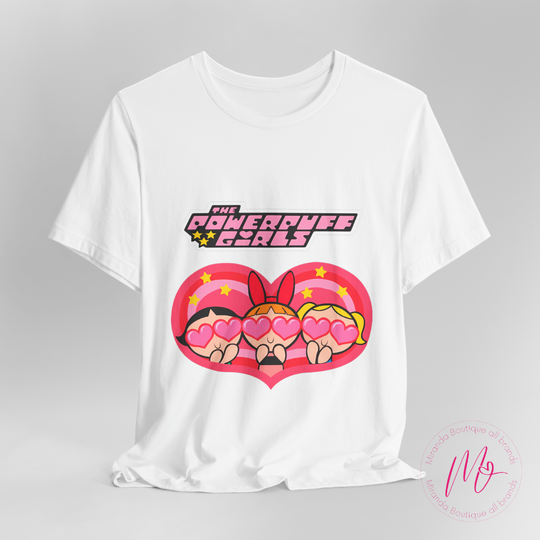 Camiseta Unisex Love The Powerpuff Girls