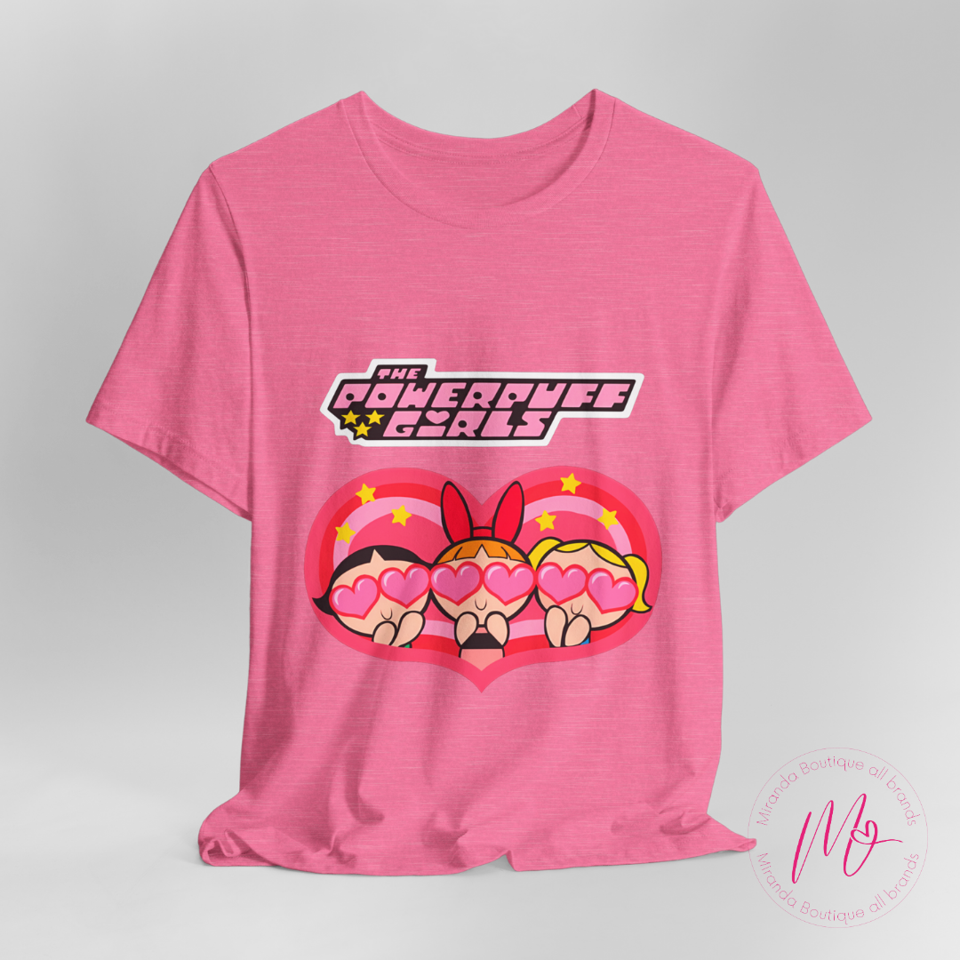 Camiseta Unisex Love The Powerpuff Girls