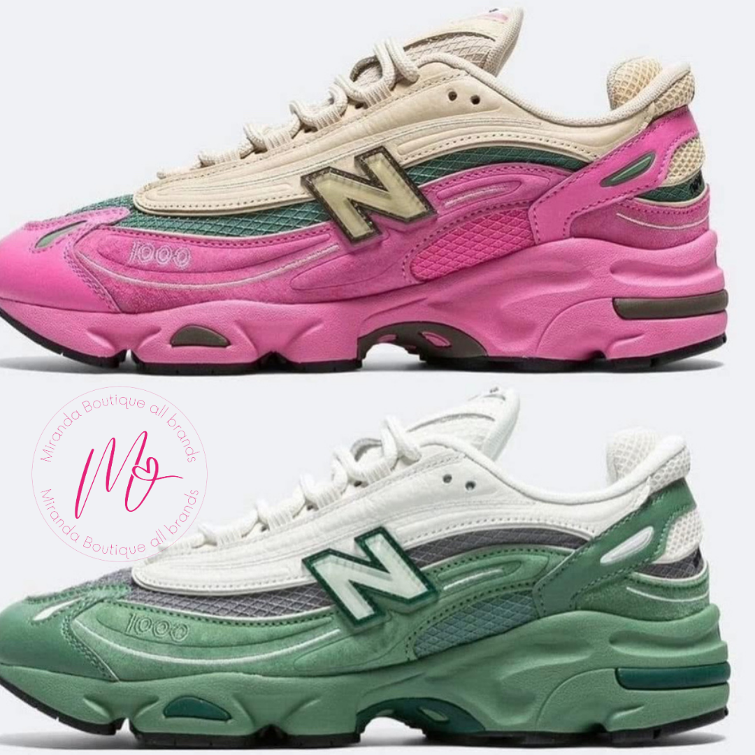 New Balance 1000 Pink/ Green/ Beige